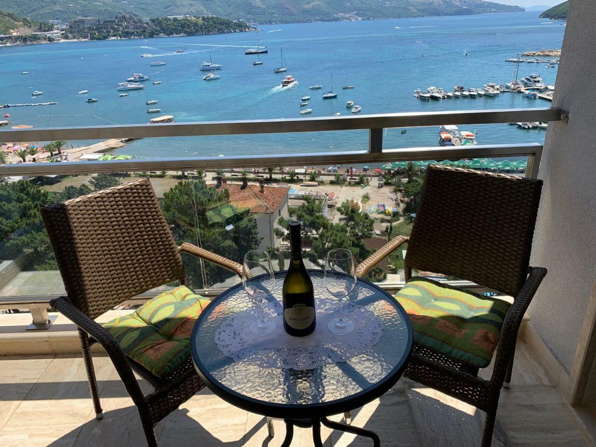 Panoramic Sea View 3-bedroom 50 M From The Sea * 布德瓦